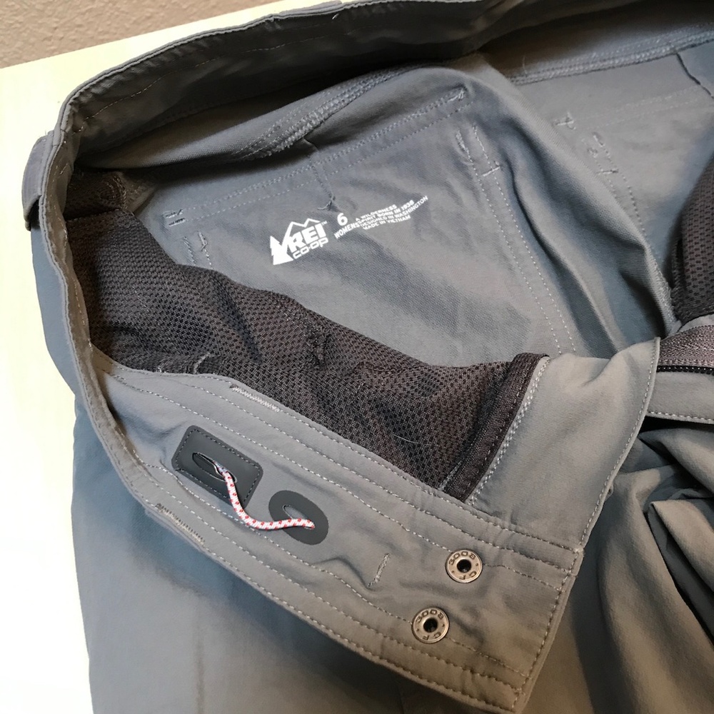 REI Screeline Performance Hiking Pants Size 6. Grey. 4 way stretch. NWOT. - Picture 7 of 14